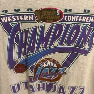 Vintage 1997 Utah Jazz conference t-shirt